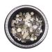 Casstad 1 Box Square Flatback Glass Nail Rhinestones Mixed Nail Art Decoration Stones Shiny Gems Manicure Accessories 4 Models T-Shaped 2x4x6Mm Silver Diamond