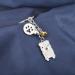 Ensianth Dog Keychain Perfect Gift for Dog Lovers | Puppy Paw Print Keyring for Dog Owners & Moms | White Pug Keychain - Buy Online on GoSupps.com