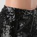 Duohropke Women's Metallic Hot Pants - High Waist Sequin Glitter Shorts for Dance Sport Disco & Carnival - Buy Online on GoSupps.com
