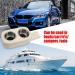 Marinexplore Pontoon Double Drink Holder - Stainless Steel Cup Holders for Boat, Yacht, RV, Car - Buy Online on GoSupps.com