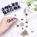 PandaHall Resin Safety Eyes 100pcs for Amigurumi & Crafts - Black Stuffed Teddy Bear Eyes in 5 Sizes (8/10/12/14/16mm) with Washers - 100 Pack - Buy Online on GoSupps.com