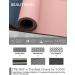 Extra Thick Yoga Mat with Strap | Non Slip TPE Mat for Pilates & Floor Exercises - Cherry Pink & Navy Blue - Buy Online on GoSupps.com