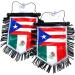 Mexico Mexican flags & Puerto Rico Rican flags for cars homes Family Love - Buy Online on GoSupps.com