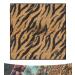 Popnwow microfiber cleaning cloth glasses cleaning cloths optician quality 30x30cm microfiber Cleaning clothes for glasses camera lens cell phone tablet display glass (Magic Africa - Tiger)