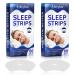 Sleep Strip Mouth Tape - 60 Pcs Mouth Tape Anti Snoring Devices for Better Nasal Breathing Mouth Tape for Sleeping Sleep Tape for Mouth to Snoring Reduction - Improve Sleep Quality (2PC)