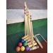 Tuahoo 28 Six-Player Croquet Set with Wooden Mallets - Outdoor Game for Adults, Families, and Kids | Giant Yard Game for Tailgate, Lawn, Backyard, and Park - Buy Online on GoSupps.com