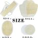 HIGIRLS Premium Bath Loofah Pad Glove Body Scrubber - Exfoliating Natural Shower Sponge for Body Scrubs - Buy Online on GoSupps.com