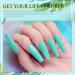 Green Fine Dipping Powder - 28g Box, No Lamp Cure, Natural Dry, Summer Gel Nail Color Effect - HJ-ND064B-No.37 - Buy Online on GoSupps.com