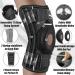 NEENCA Professional Knee Brace for Knee Pain Relief - Medical Knee Support with X-Strap Fixing System for Arthritis, Meniscus Tear, Injury Recovery - Large Black - Buy Online on GoSupps.com