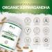 Organic Ashwagandha KSM-66 1200mg - 5% Withanolides - 180 Vegan Capsules not Tablets - High Strength Ashwaganda Enhanced with Black Pepper - Soil Association Certified - Nu U Nutrition - Buy Online on GoSupps.com