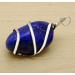 Harmonize Lapis Lazuli Stone Wire Wrapped Reiki Healing Gemstone Pendant Spiritual Gemstones Healing - Buy Online on GoSupps.com