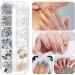 Rhinestones for Nails Nail Glitter Sequins Nail Decals with Crystals Nail Gems Diamonds for Nail Art Including Wax Pencil for Rhinestones And Rhinestone Picker - Buy Online on GoSupps.com