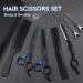 JASON Professional Hairdressing Scissors Set - Hair Cutting & Thinning Scissors 6.5 - Blue/Black Hairdresser Set - Buy Online on GoSupps.com