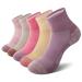 Eksher 10 pairs of sneakers socks men and women cotton short sports socks running socks anti welding breathable socks 39-42 Colorful B3