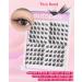 Outopen Manga Lash Clusters Fox Eye Lashes - DIY Lash Extension Kit with C Curl Natural Wispy Fairy Lashes Bond & Seal Tweezers | Shop Internationally - Buy Online on GoSupps.com