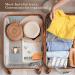 Travel Makeup Brush Set | Mini Eye Shadow Kits | Soft Brushed Professional Cosmetic Tools - Sky Blue - Buy Online on GoSupps.com