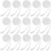 Rcanedny 15 Pieces Graduation Honor Cord Braided Honor Cords with Tassels for Graduation Students (White)