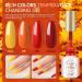 COSCELIA Color Changing Gel Nail Polish Set - 10 Glitter Mood Temperature Change Colors - Soak Off Manicure Starter Kit for Women and Girls - Buy Online on GoSupps.com