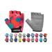 Meteor children bike gloves bike gel bmx glove boy bike gloves girl wheel gloves scooter wheel gloves children scroller gloves ride jr xs 6-6.5cm pink abstract