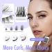 Beyelian D Curl Cluster Eyelashes - 144 PCs 0.07mm DIY Extensions Super Thin Black Band Luxury Individual Lashes at Home - Buy Online on GoSupps.com