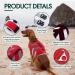 Buy Kuoser Dog Life Jacket - Durable Buoyancy Vest for Large & Medium Dogs | High Safety Red Floating Jacket - Buy Online on GoSupps.com