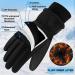 XTSZX Winter Warm Touchscreen Gloves for Men Women - Windproof Thermal Snow Gloves for Running Cycling Skiing Hiking - Black Medium - Buy Online on GoSupps.com