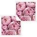 ALAZA 6-Pack Pink Rose & Flower Wash Cloth Set - Soft & Absorbent Cotton Face Cloths - Buy Online on GoSupps.com