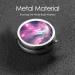 Colorful Aurora Portable Metal Pill Box - Round Mini 3-Compartment Travel Essential with Hinged Design - Perfect for Small Pills - Black - Buy Online on GoSupps.com