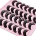 14 Pairs Russian False Eyelashes | Cat Eye Faux Mink Lashes for Dramatic Look - Buy Online on GoSupps.com