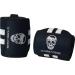 5mm Neoprene Elbow Sleeves with Wrist Wraps - Support & Compression Brace for Powerlifting, Weightlifting, Bench & Tendonitis - Large, Black/White (1 Pair) - Buy Online on GoSupps.com