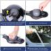 WADEO 12L Portable Camping Shower Bag with Pressure Foot Pump - Perfect for Beach, Camping, Hiking - Black - Buy Online on GoSupps.com