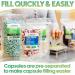 XPRS Nutra Vegan Size 3 Separated Capsules - 100 Count | Premium Clear Empty Capsules for DIY Supplement Filling - Buy Online on GoSupps.com