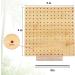 8 Bamboo Crochet Blocking Board Kit with Stainless Steel Rod Pins- Perfect Gift for Granny Squares Enthusiasts - Buy Online on GoSupps.com