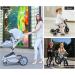 Yunglen 12 Double Starch Stroller Hose - 2 Pack with Angle Valve & Assembly Levers | Compatible with Strollers Tricycles & Bikes - Buy Online on GoSupps.com