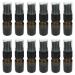 12 5 ML Amber Essential Oil Bottles with Black Fine Mist Spray Cap