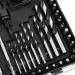 100 Piece Drill Bit Set - Multifunctional Twist Screwdriver Bits Cup Saw Hole Opener Holder Kit with Storage Box for Home Woodworking Use - Buy Online on GoSupps.com