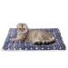 FJWYSANGU Pet Blanket Premium Fluffy Flannel Cushion Soft and Warm Mat for Dogs Cats Small Size Animal Blue Stars Medium Star/Blue