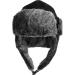 Wool Blend Aviator Trapper Hat Trooper Ushanka Bomber, Black Corduroy | One Size, Warm Winter Cold Protection - Buy Online on GoSupps.com