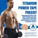 Phiten X30 Titanium Power Tape Precut - Water-Resistant Kinesiology Tape for Muscle & Joint Support - 15 Strips Beige - Buy Online on GoSupps.com