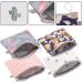 Milists 4-Piece Pad Holder Set | Travel Storage Bags for Women's Period Hygiene Sanitary Napkin Organizer & Cosmetic Bag - Dustproof & Convenient - Buy Online on GoSupps.com