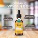 Organic Vitamin E Oil - Nourishing Baby Massage Oil for Dry Skin | Fragrance Free & All Natural | Lightweight Unscented Blend | 1 fl oz Glass Bottle with Dropper - Buy Online on GoSupps.com