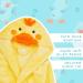 Metzuyan Baby Girls & Boys Duck Plush Fleece Dressing Gown Robe 6-12 Months | Animal Themed Unisex Robe - Buy Online on GoSupps.com