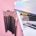 Jessup 15 Pcs Eye Makeup Brush Set - Black/Rose Gold | Best Cosmetic Eyeshadow Brushes for Stunning Makeup - Buy Online on GoSupps.com