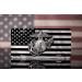 USMC Marine Corps License Plate | Black Flag Design | Front Car Plate Made in USA by Airstrike - Buy Online on GoSupps.com
