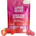 Laser Beams Creatine Monohydrate Gummies - 5g Creapure Creatine per Serving - Vegan - Boost Muscle Strength, Endurance, Recovery & Mental Focus - 90 Gummies, Gluten-Free (Strawberry)