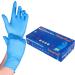 SunnyCare 8202 Blue Nitrile Medical Exam Gloves - Powder Free - 100/box - Medium Size - Buy Online on GoSupps.com