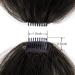 Morica 100% Human Hair Clip in Bangs - Wispy Fringe with Temples, Air Bangs for Daily Wear (A-Black Brown) - Buy Online on GoSupps.com