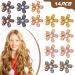 14-Piece Flower Crystal Hair Clips Set - Small Pearl Alligator Hairpins for Women and Girls in 7 Stylish Colors - Buy Online on GoSupps.com