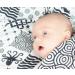 Sensory Muslin Squares in Black and White | Visual Stimulation and Sensory Play | Bamboo/Organic Cotton Mix | 70x70cm - Buy Online on GoSupps.com