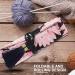 COHEALI Knitting Needles Case & Crochet Hooks Storage Bag - Pink 39.5X18cm - Buy Online on GoSupps.com